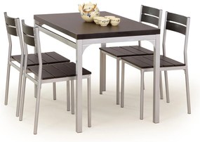 Set masă scaune pentru sufragerie Benua (pentru 4 persoane) (wenge). 769102