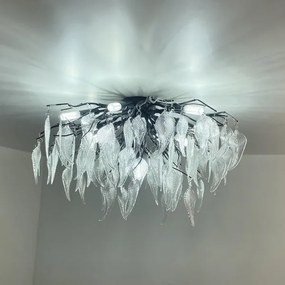Lustră de cristal aplicată 10xG9/40W/230V negru