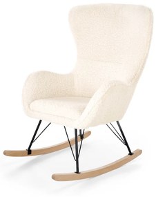 Supermobel Scaun balansoar LIBERTO, 72x106x100, crem/auriu