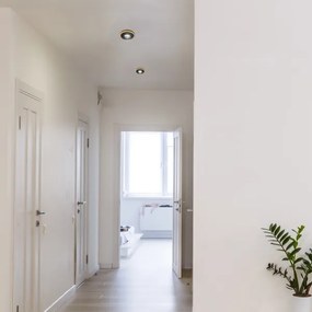 Plafonieră pentru tavan fals TOBBY 1x GU10/20W/230V Ø 11,5 cm stejar/negru