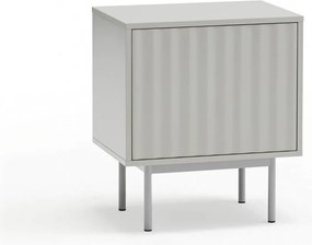 Noptieră gri deschis cu aspect mat Sierra – Teulat