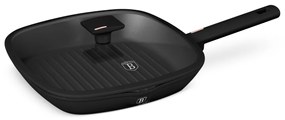 RESIGILAT - Tigaie grill cu capac 28 cm antiaderenta cu titan Monaco Collection Berlinger Haus BH 7093