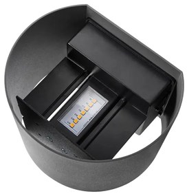 Aplica LED de exterior Nordlux MILDA, 4,9 W, 230 V, IP44, antracit