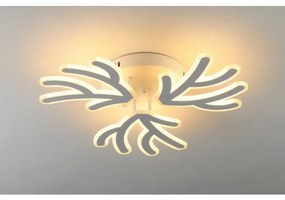 Lustra LED Cu Telecomanda, Elit's Esn K46-3, 150W, Alb
