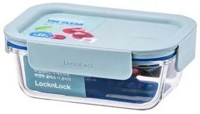 LOCKnLOCK Cutie din sticlă dreptunghiulară CLEAR,380 ml, mentă, 380 ml