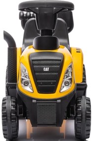 Tractor fără pedale pentru copii CAT galben/negru
