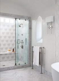 Aplica de perete design clasic ROCKLAND nichel lucios, cu 2 surse de lumina