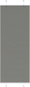 vidaXL Jaluză plisată Antracit 80x200 cm Lățime țesătură 79,4 cm