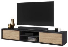 Masă TV Fiora 40 (antracit + stejar uleios). 1066469