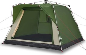 vidaXL Cort de familie pentru 4 persoane verde setare rapidă