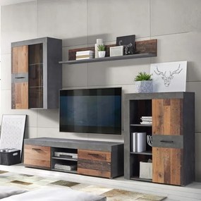 Set Living Garage Gri Si Vintage, 288.8 Cm