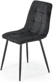 Scaun K547, negru, stofa clasica/metal, 45x53x87 cm