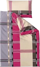 Lenjerie de pat din polibumbac DANIELA POLY roz Dimensiune lenjerie de pat: 70 x 90 cm | 140 x 200 cm