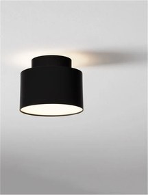 Spot aplicat, Plafoniera LED Ozen negru, 11cm