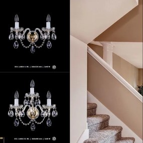 Aplica de perete Cristal Bohemia Exclusive LAMIA II. CE