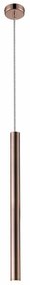 Pendul LED design minimalist LOYA, cupru antic