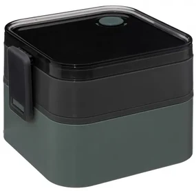Cutie pranz Alfred, plastic fara BPA, verde, 14.2 x 11.6 x H 16 cm
