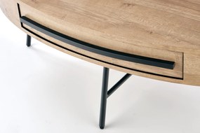 Masă de cafea Corisa (stejar auriu + negru). 1028112