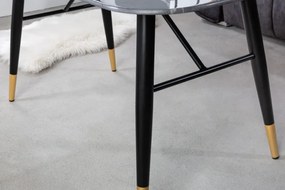 Neînvins Masa conferinta Paris 110 cm antracit aspect marmura