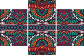 Tablou cu bastracție ornamentală (90x60 cm)