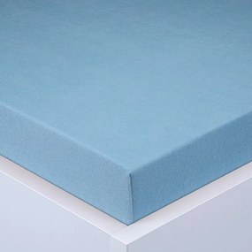 decoDoma Cearşaf cu elastic frotir EXCLUSIVE albastru ceresc 160 x 200 cm