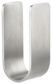 Cârlig argintiu mat de montat pe perete din metal Ume – Zone