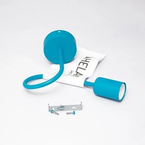 Corp de iluminat perete OXFORD 1xE27/15W/230V albastra