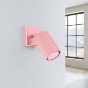 Brilagi - Aplica spot de perete CRESTO 1xGU10/10W/230V roz