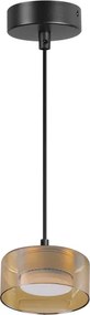 Brilagi - Lustră suspendată pe cablu AURA LUX 1xGX53/30W/230V negru/auriu