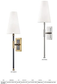 Aplica de perete design clasic BOWERY nichel lustruit