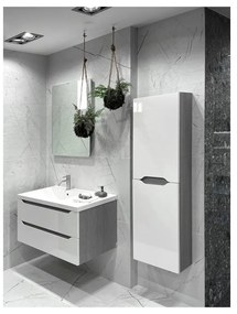 Chiuvetă albă din compozit mineral 90x48 cm Luciola – Sapho