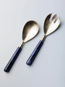 Set 2 ustensile pentru servire salata, din otel,Bill