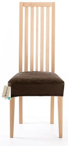 Restilo Husă elastică pentru scaun Sento maroînchis, 40 x 40 + 5 cm