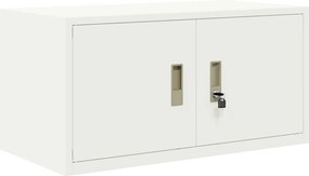 vidaXL Dulap de depozitare Alb 80 x 40 x 40 cm Oțel