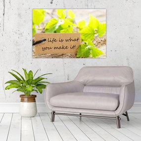 Tablou - Citat (90x60 cm)