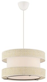 Lustră suspendată pe cablu HALO, 1x E27, 60 W, 230 V, crem