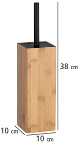 Set de accesorii de baie în culoare naturală din bambus Padua – Wenko