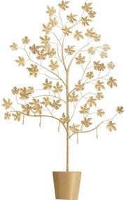 Cuier de perete Leafline Auriu 93cm