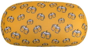 Pernă de relaxare pentru gât cilindru Bere, 30 x 15 cm