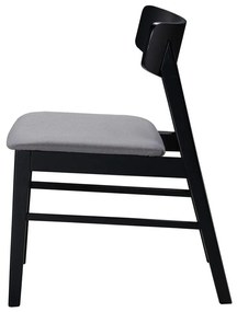 Scaun sufragerie Paramore  (stejar negru + gri deschis). 1099238