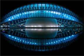 Tablou cu stadion de fotbal (90x60 cm)
