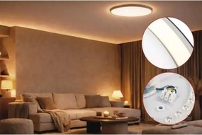 Plafonieră LED dimmabilă ILVI LED/45W/230V 2700-6500K Ø 50 cm negru/alamă + telecomandă inclusă
