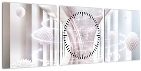 Tablou -Vârtej fraged (cu ceas) (90x30 cm)