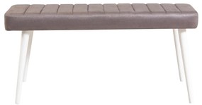 Set mobilier sufragerie Dobuse 2 (alb + gri) (pentru 4 persoane). 1093785