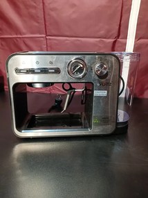 La mâna a doua: Espressor Oliver Voltz OV51171H, 1450W, 15 bar, 1L, Cafea macinata, Spumare lapte, Incalzire cesti, Inox