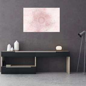 Tablou - Mandala roz (90x60 cm)