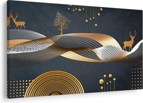 Tablou - Cerb, grafică (90x60 cm)