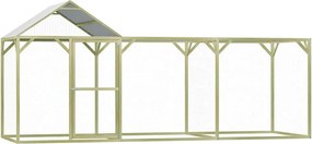 vidaXL Coteț pentru păsări, 4,5 x 1,5 x 2 m, lemn de pin tratat