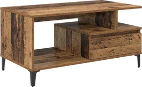 vidaXL Masă de cafea Lemn Vechi 90 x 49 x 45 cm Lemn compozit