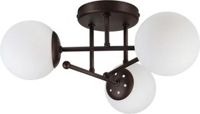 Lustră aplicată MALENA 3xE14/5W/230V maro/alb